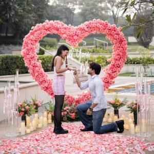 Signature Rose Heart Proposal