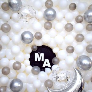 White & Silver Balloon Surprise